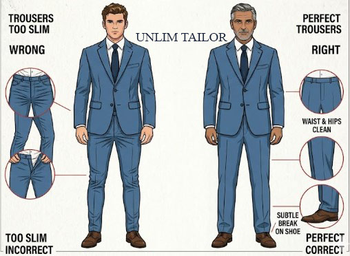 Trousers That Are Too Slim or Too Loose